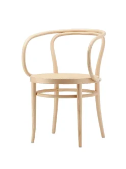 209 Armstol, hvid fra Thonet