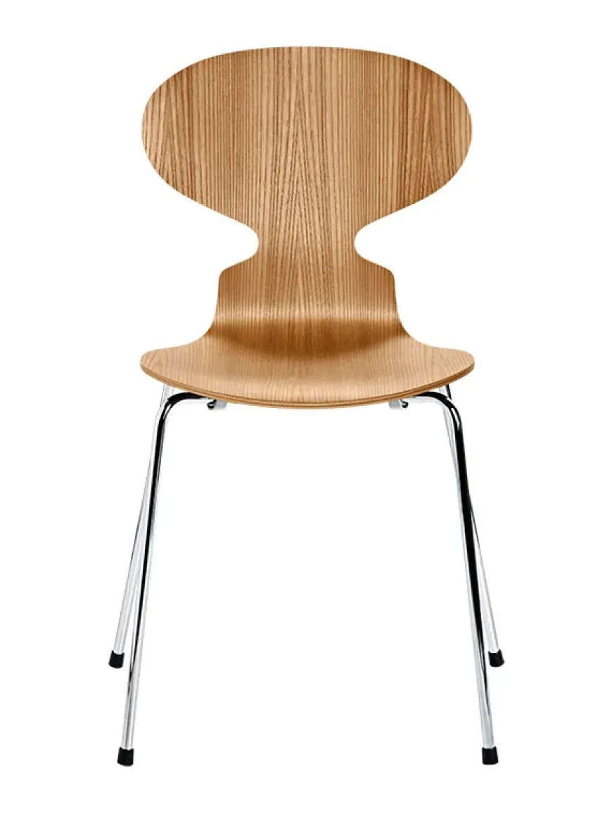 3101 Myren Stol i natur finer af Arne Jacobsen