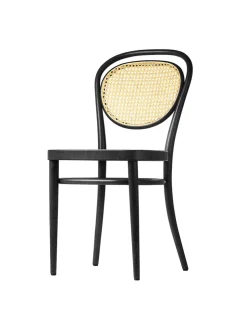 215 R Spisebordsstol, sort ask fra Thonet
