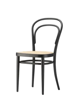214 Spisestol, sort fra Thonet