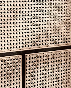 Air Cabinet, oak/cane fra Design House Stockholm