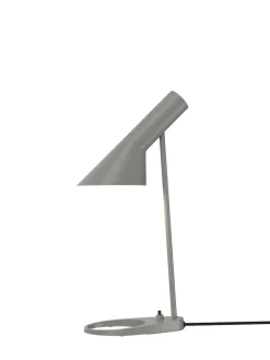 AJ Mini Table Lamp, grey/brass af Arne Jacobsen