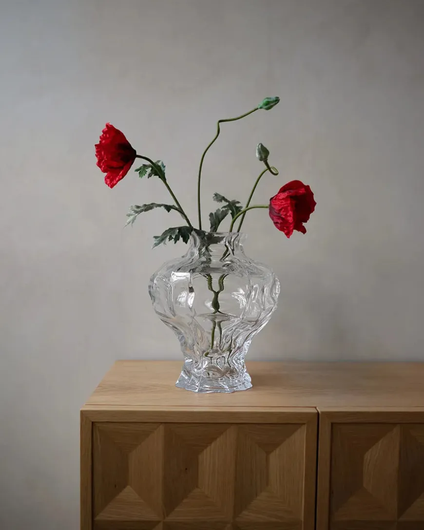 Ammonit Vase, clear fra Hein Studio
