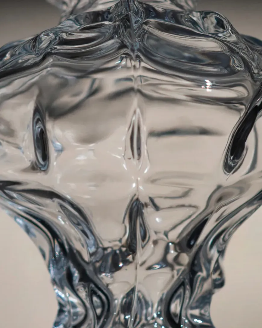 Ammonit Vase, clear fra Hein Studio