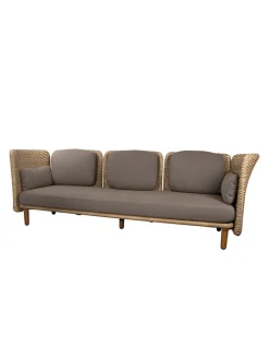 Arch 3-pers. Sofa m. lav arm/ryg fra Cane-line