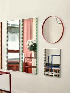 Arcs Mirror Rectangle M, green fra Hay