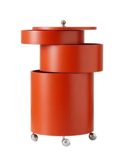 Barboy Sidebord, hvid af Verner Panton