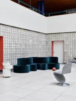 Barboy Sidebord, lilac grey af Verner Panton