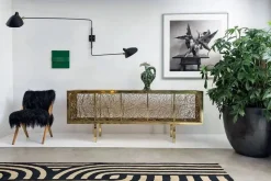 Big Wall Lamp w/2 Rotating Straight Arms af Serge Mouille