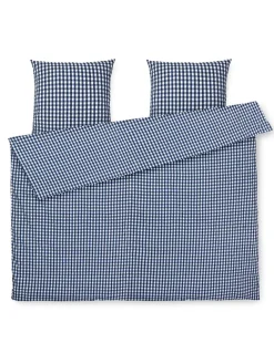 Bæk & Bølge Sengetøj, mørk blå fra Juna