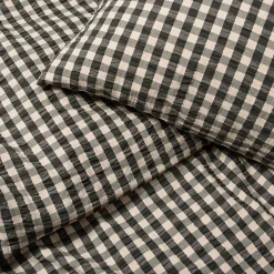 Bæk & Bølge Sengetøj, sort/sand fra Juna