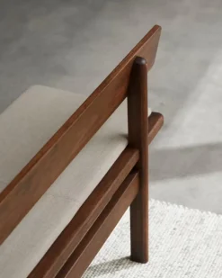 BM0699 Asserbo bænk m. ryglæn af Børge Mogensen