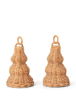 Braided Bell Baubles, sæt á 2 stk. fra Ferm Living
