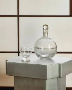 Bubble Glass Water Low, plain top fra Louise Roe