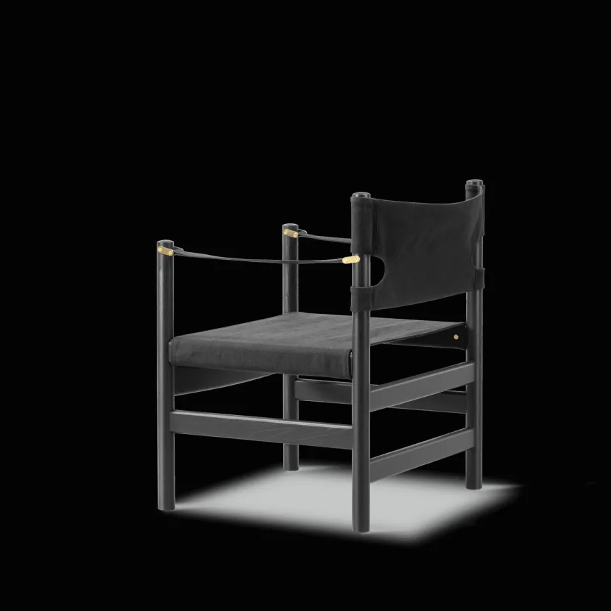 Canvas 21 stol, røget olieret eg af Børge Mogensen