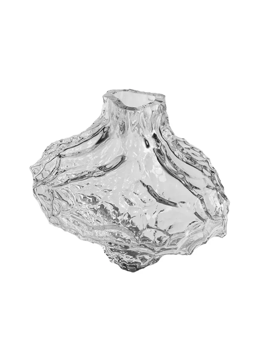 Canyon Vase Large, clear fra Hein studio