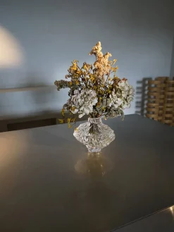 Canyon Vase Large, clear fra Hein studio