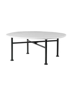 Carmel Coffee Table, clam white i 75 x 75 cm fra Gubi