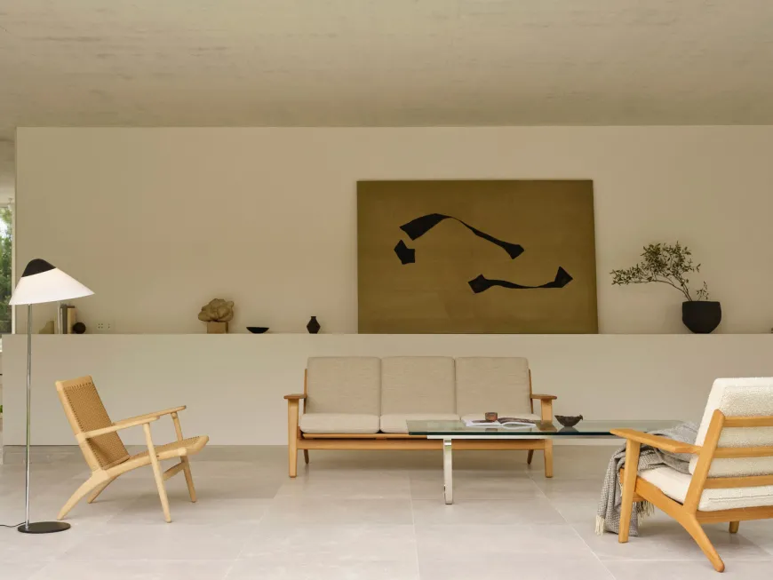 CH293 3 pers. sofa, eg olie af Hans J. Wegner