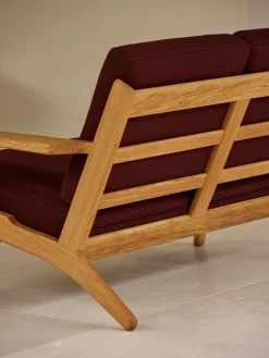 CH292 2 pers. sofa, eg olie af Hans J. Wegner