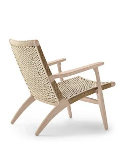 CH25 Loungestol, valnød olie af Hans J. Wegner