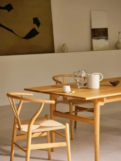 CH327 spisebord, 190 cm eg olie af Hans J. Wegner