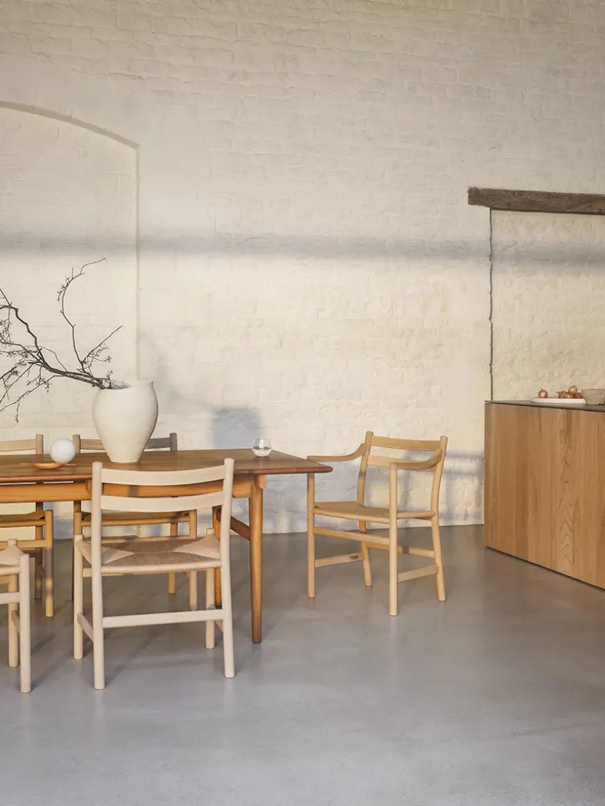 CH327 spisebord, 190 cm eg olie af Hans J. Wegner