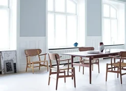 CH327 spisebord, 190 cm eg olie af Hans J. Wegner
