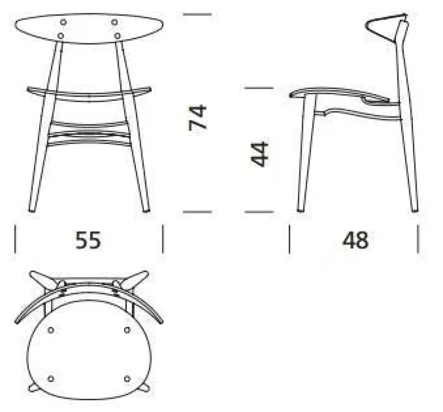 CH33 Stolen af Hans J. Wegner
