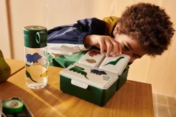 Clemence Bottle 350 ml, Dinosaurs/Mist fra Liewood