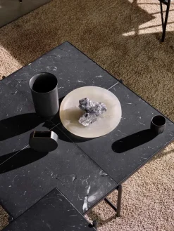 Coffee Table 90, sort marmor fra HANDVÄRK