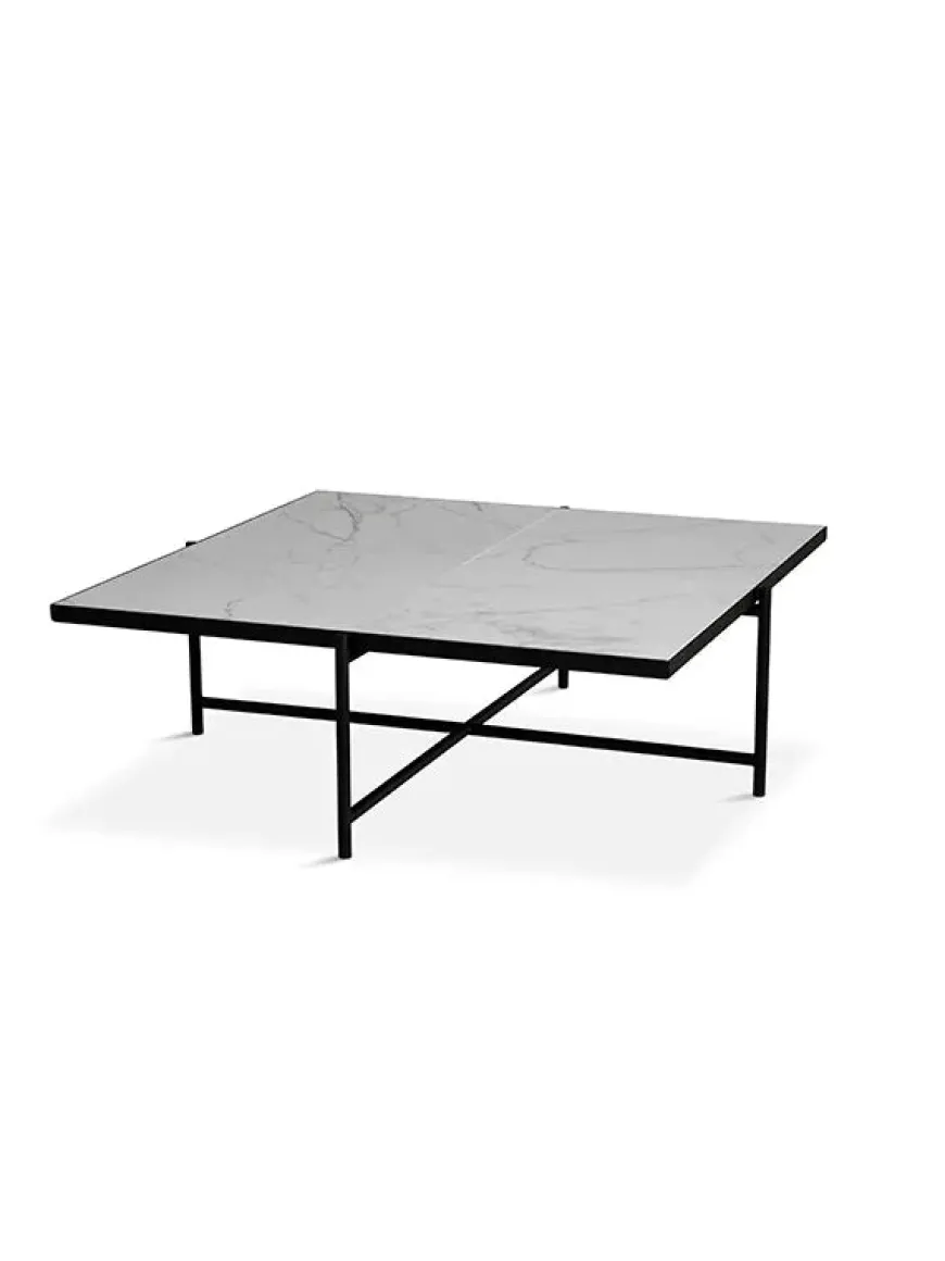 Coffee Table 90, sort marmor fra HANDVÄRK