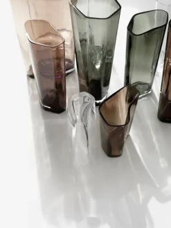 Collect Glass Vases, Smoked fra &Tradition