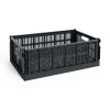 Colour Crate Large, Charcoal fra Hay