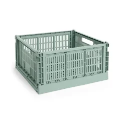 Colour Crate Large Square, Sage green fra Hay