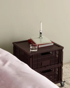 Colour Crate Large Square, Bordeaux fra Hay