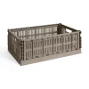 Colour Crate Large, Warm grey fra Hay
