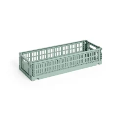 Colour Crate Mini Oblong, Dark green fra Hay