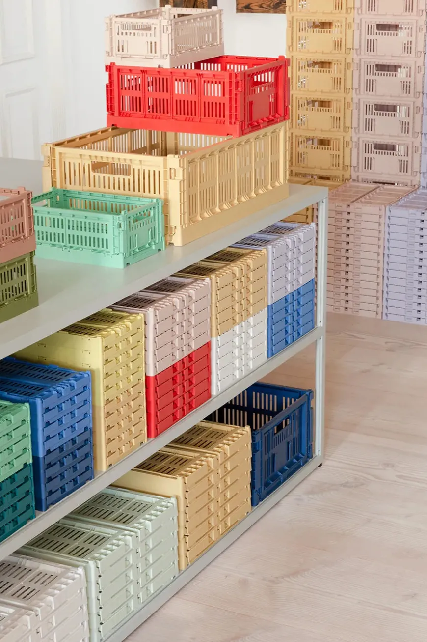 Colour crate S, ocean green fra Hay