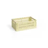 Colour Crate Small, Light yellow fra Hay