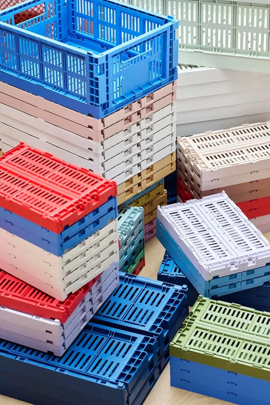 Colour Crate Small, Warm grey fra Hay