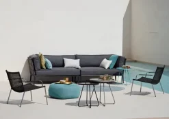 Conic 2 pers. Modulsofa, venstre inkl. hyndesæt fra Cane-line