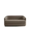 Covent Sofa Deep 2 Seater, dark taupe fra New Works