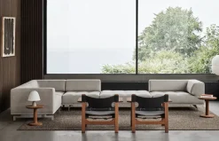 Den Spanske Stol i cognac læder, eg olie af Børge Mogensen