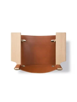 Den Spanske Stol i cognac læder, eg sæbe af Børge Mogensen