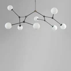 Drop Bulp Chandelier, grey fra 101 Copenhagen