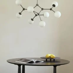 Drop Bulp Chandelier, mini grey fra 101 Copenhagen