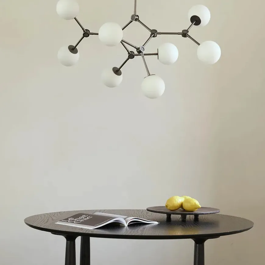 Drop Bulp Chandelier, mini grey fra 101 Copenhagen
