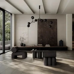 Drop Chandelier Globe, Chrome fra 101 Copenhagen