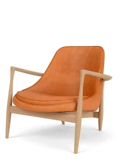 Elizabeth Lounge Chair, eg/Dunes cognac 21000 fra Audo Copenhagen